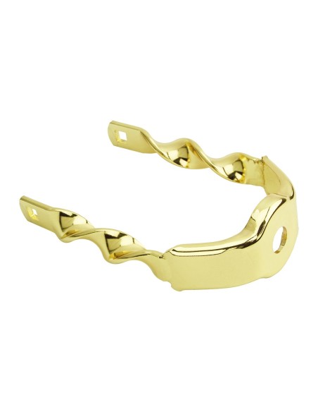 Spring Fork Flat Twisted Extended Crown Gold.